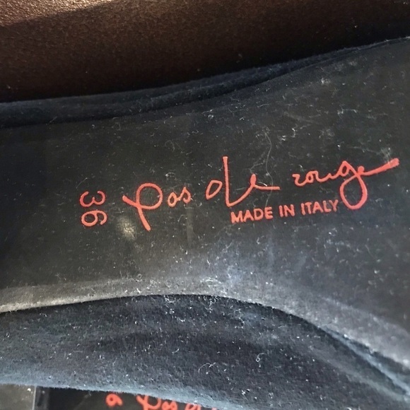 Pas de Rouge Microfiber Suede Slip On Ankle Boots - Picture 15 of 16